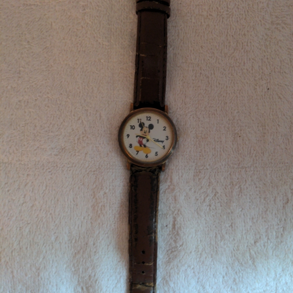 Brown Leather Strap Women's Watch